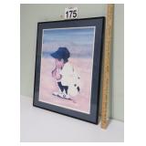 'Little Leaguer' Tom McKinney Framed 21x26'