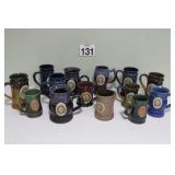 Collection Of Renaissance Stoneware Mugs
