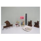 Nice Vintage Mixed Lot w/ Bookends & More