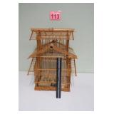 Nice Bamboo Bird Cage 20' Tall