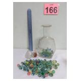 Vtg Bottle & Marble Collection