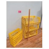Stackable Storage Crate Bins