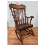 Nice Solid Wood Vintage Rocking Chair