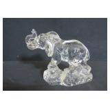 Leaded Crystal Elephant - Wonder Of The Wild