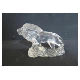 Leaded Crystal Lion - Wonder Of The Wild