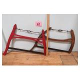 2 Vintage Bow Saws