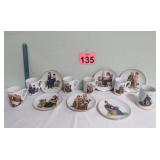 Norman Rockwell Plate & Mug Sets