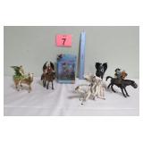 Schleich Elf Warrior Figurines On Horse