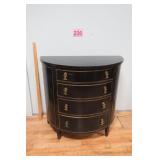 4 Drawer Antique Halfmoon Hallway Stand 32' Tall