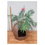 Hidden Cat Litter Box w/ Plant Decor Top