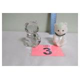 Pair Of Fenton Signed Bears