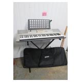 Yamaha Electric Keyboard w/ Bag & Stand