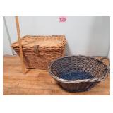 Large Wicker Chest & Basket