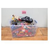 Bin full of Assorted Toys