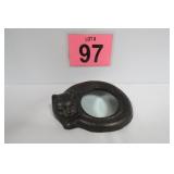 Vtg Sleeping Cat Magnifying Glass