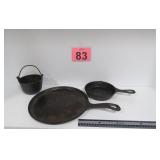 Cast Iron Kettle, Skillet & Fry Pan