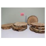 11 Large Rustic Live Edge Wood Slabs