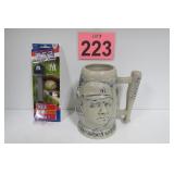 Babe Ruth Mug & Yankees Pez Dispenser