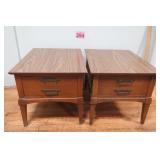 Pair Of Hammary Night Stands w/ Drawers