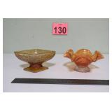 Vtg Carnival Marigold & Indiana Glass Dishes
