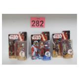 3 Star Wars Collector Figures