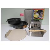 Roaster, Toaster, Alum. Skillet & More