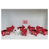 Ceramic Dog Planters