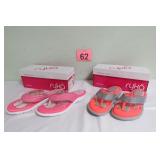 New Ryko Memory Foam Sandals sz 9