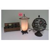 Decor Lot w/ Legacy Parlor Lamp