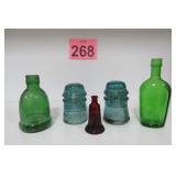 Vtg Glass Bottles & More