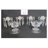 Candle Stick Holders w/ Crystals