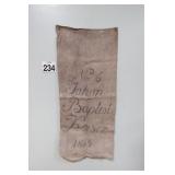 1864 European Flower Sack