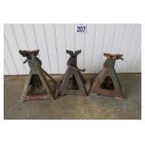3 Heavy Duty Jack Stands