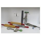 Vintage Kitchen w/ Rollers & Mixers