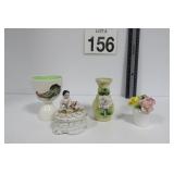 Vintage Porcelain Bud Vase - Keepsake Box & More