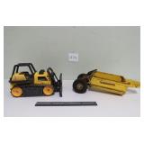 Vintage Tonka Tournahopper & Bulldozer