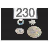 .925 Sterling Silver Pins 1.28 Troy oz