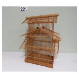 Vintage Bamboo Birdcage 20' Tall