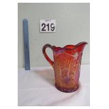 Indiana Glass Ruby Red Sunset Pitcher 7.5'T
