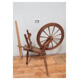 Antique Saxony-Style Spinning Wheel