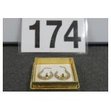 10kt Gold Earrings .7 Grams TW