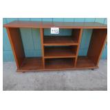 Heavy Rolling Wood Stand / Shelf 18x60x33