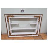 Vtg Wall Shelf 28' X 38'