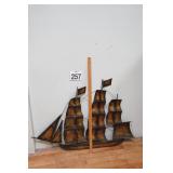 Mid-Century Sail Boat Copper & Brass 28x30'