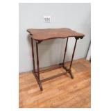Antique Bobbin-Leg Side Table