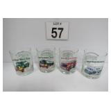 Vtg Hess Truck Collector Glasses