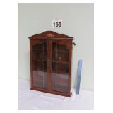 Double Door Wall Hanging Knick Knack Cabinet 15x22