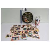 Vtg Disney Tray, Jar & New Kids on the Block Cards