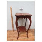 Vtg 2 Tier Accent Table 30' Tall