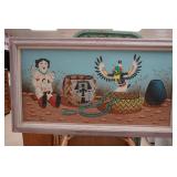 Massive Original Jimmy Yellowhair Painting